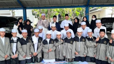 40 Santri Ponpes Yayasan H. Ranreng Intan Tampil Kompak di Pawai Hari Santri Maros