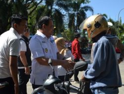 Wabup Maros Turun Tangan Razia Kendaraan Yang Menunggak Pajak