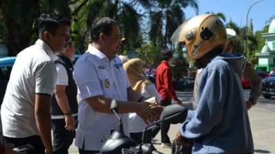 Wabup Maros Turun Tangan Razia Kendaraan Yang Menunggak Pajak